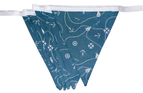 Bunting Nautical Theme Blue