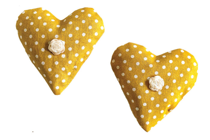 Scented Sachets Yellow Dots