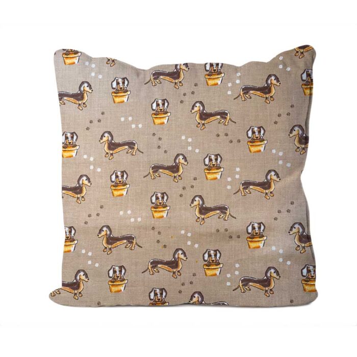 Dachshund-Plant-Pot-Cushion