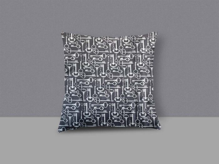 Key Design Cushion Grey