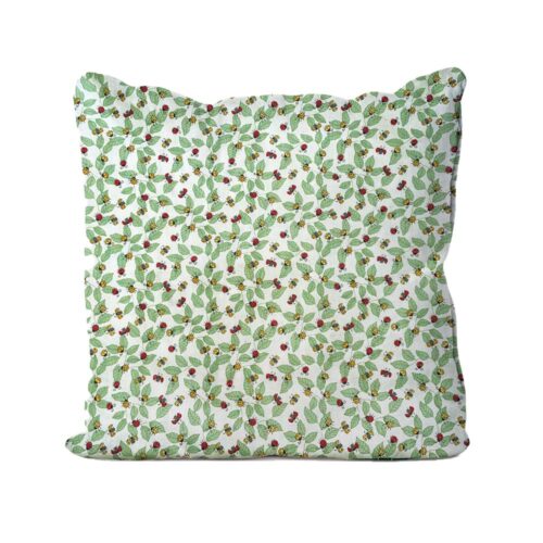 Red Ladybird Design Cushion