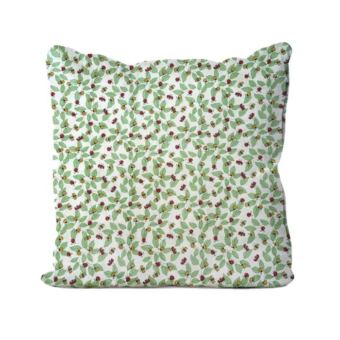 Red Ladybird Design Cushion