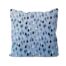 Blue Teardrop Design Cushion