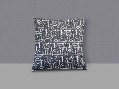 Key Design Cushion Grey