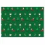 Christmas Gift Wrap Santas Green