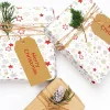 Christmas Gift Wrap Snowflakes Mixed