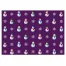 Snowmen Gift Wrap & Tag-Purple