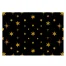 Christmas Gift Wrap Stars Black