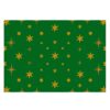 Christmas Gift Wrap Stars Green