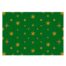 Christmas Gift Wrap Stars Green