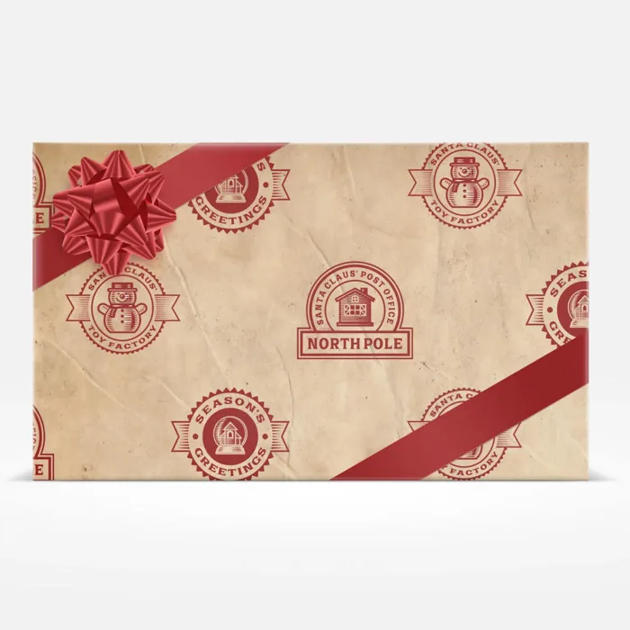 Christmas Gift Wrap Vintage