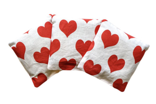 Lavender Scented Sachets Red Hearts