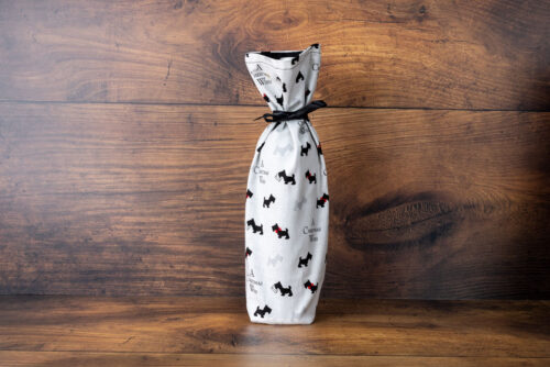 Christmas Bottle Bag Scottie Dogs