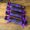 Christmas Crackers Purple Tartan