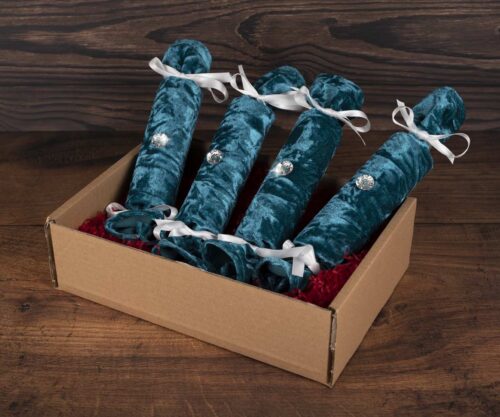 Christmas Crackers Blue Velvet