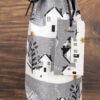 Christmas Bottle Bag Snow Scene