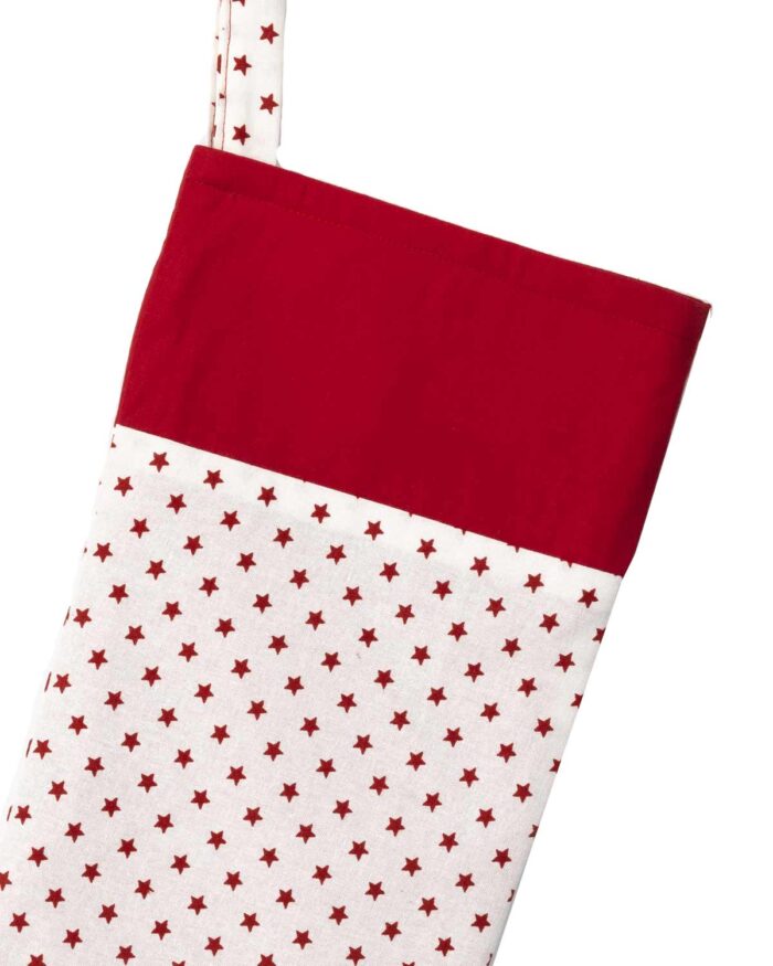 Christmas Stocking Stars Red
