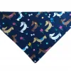 Dog Bandana Doggies Blue