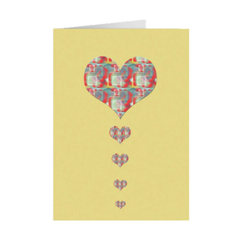 Heart Drop Design Card