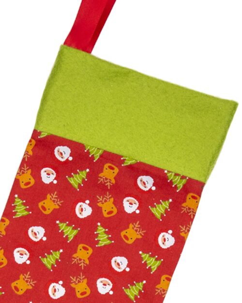 Christmas Stocking Santas Red