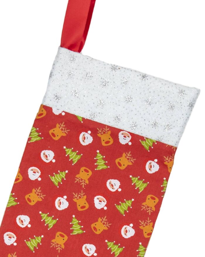 Christmas Stocking Santa & Reindeers