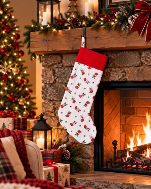 Christmas-Stocking-Cute-Puppies-CST043