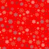 Christmas Gift Wrap Snowflakes Red
