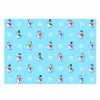 Christmas Gift Wrap Snowmen Blue