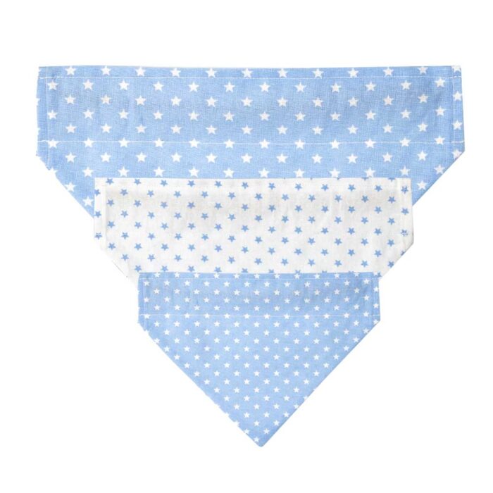 Dog Bandana Stars Blue