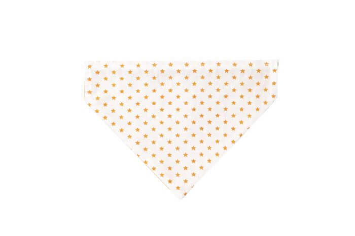 Dog Bandana Stars Orange