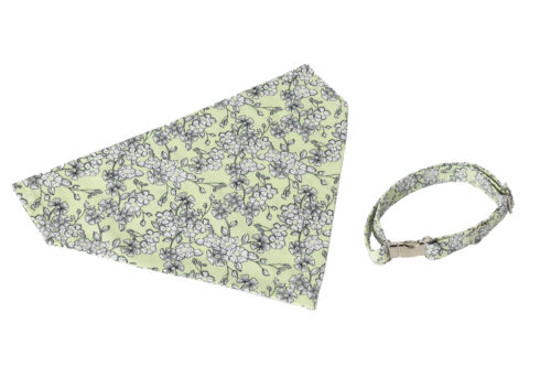 Dog Set Green Floral