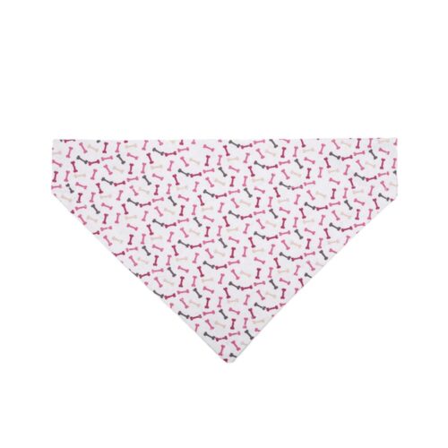 Dog Bandana Pink Bones