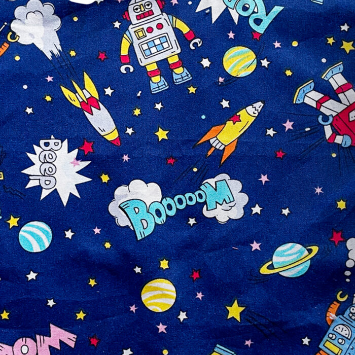 Mini Cushion Robots Blue-Grey