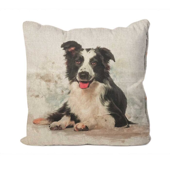 Border Collie Design Cushion