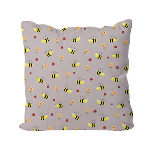 Cute Bee Design Cushion