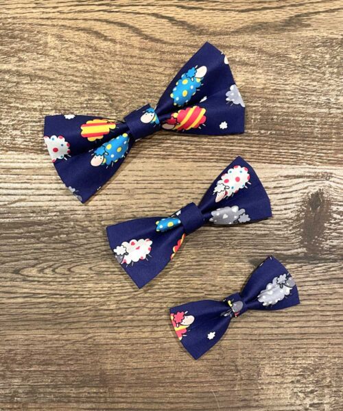 Dog Bow Sheep Blue