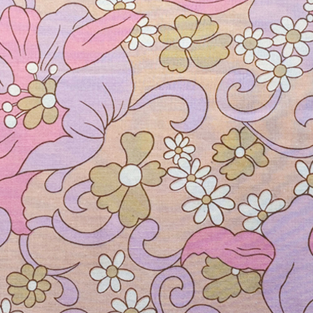 Floral Design Lilac Cushion