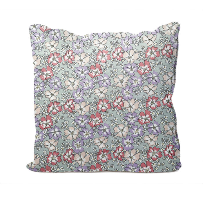 Flower Cushion Lilac Pink