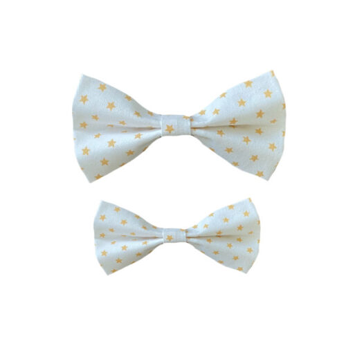 Dog Bow Yellow Stars