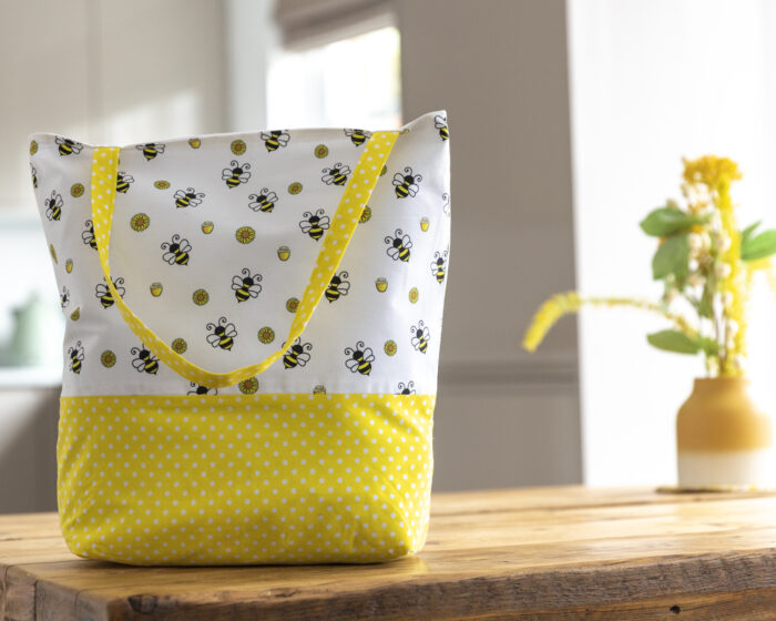 Tote Bag Bees Yellow