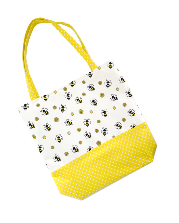 Tote Bag Bees Yellow