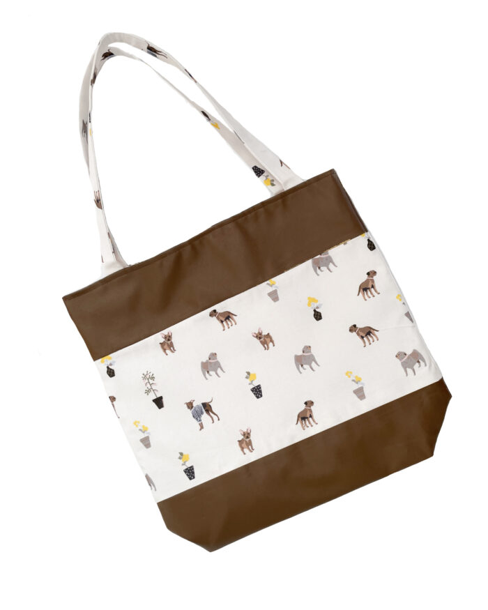 Tote Bag Dog Design