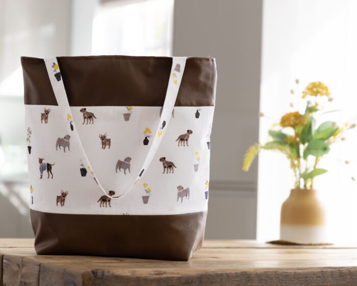 Tote Bag Dog Design