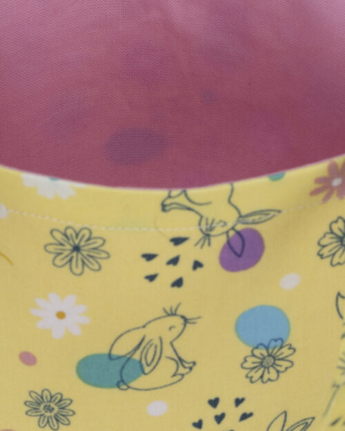 Childrens Tote Bag Yellow Bunnies