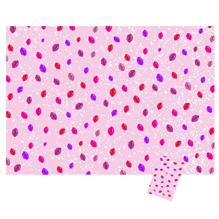 Lips Design Gift Wrap