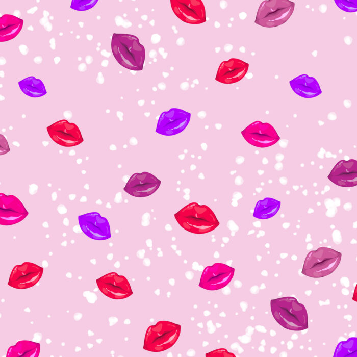 Lips Design Gift Wrap