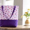 Tote Bag Lips Purple