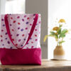 Tote Bag Lips Pink
