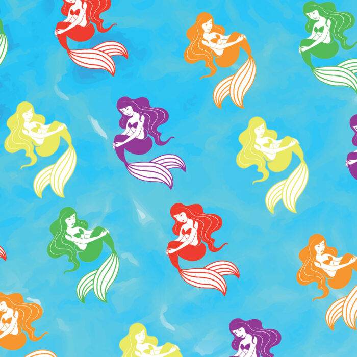 Mermaid Design Gift Wrap