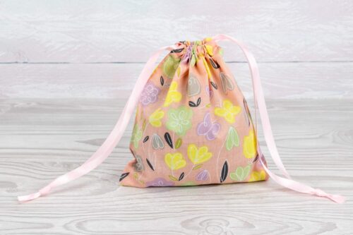 Gift Bag Peach Floral